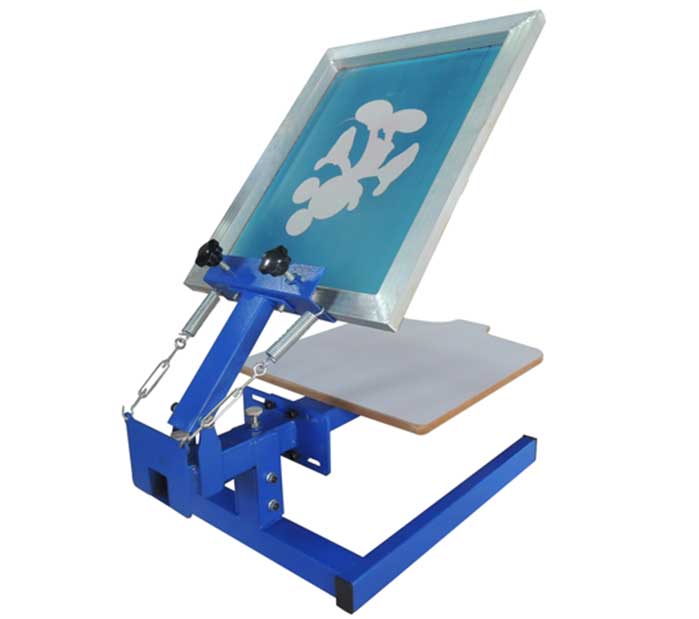 M&K101-M 1 color 1 station screen printer 