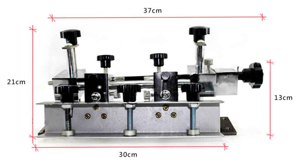 M&K202 Manual cylindrical round silk screen printer machine Parameters