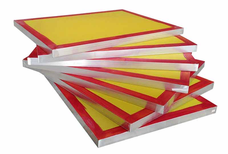 Aluminum screen printing frame-Aluminum frame with polyester mesh