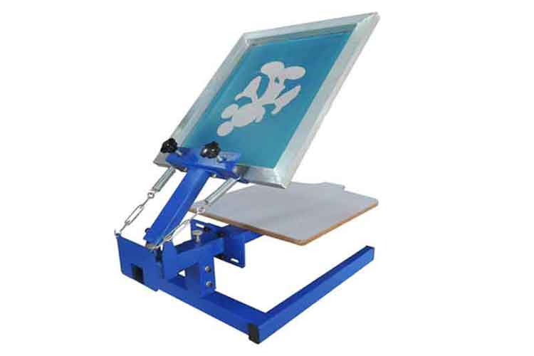 M&K101-M 1 color 1 station screen printer 