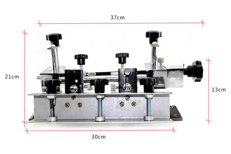 M&K202 Manual cylindrical round silk screen printer machine Parameters