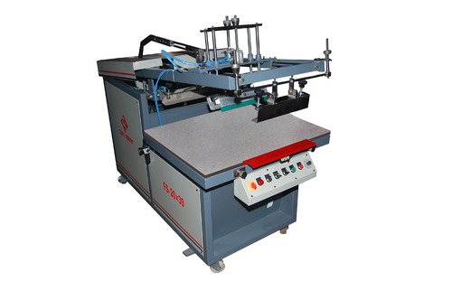 Round platform flat screen printing machine