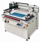 Flat screen printing machine workflow principle