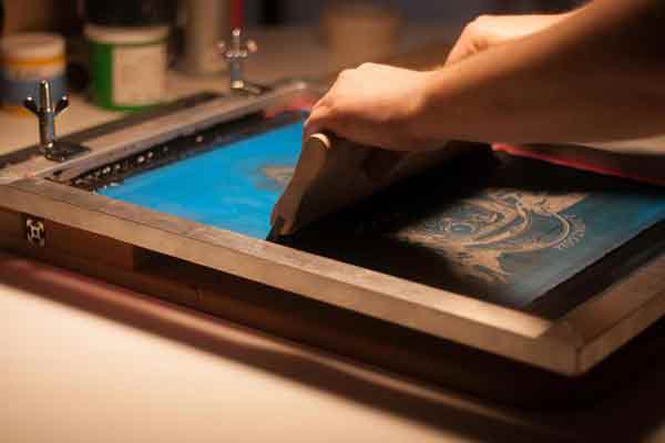 screen printing squeegee pressure.