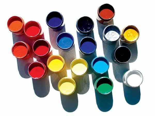  What are the screen printing ink composition?