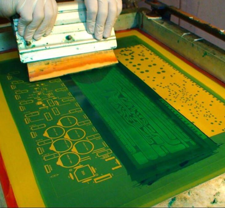 Polyester screen printing mesh fabric printed circuit board used.