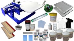What is the principle of screen printing?