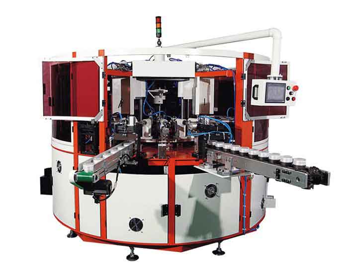  automatic three-color silk screen printing machine 