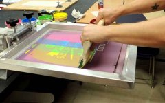 T-shirt silk screen printing