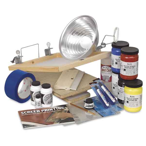 materials needed in silk screen printing
