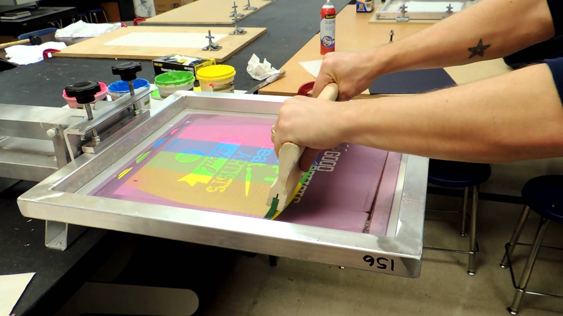 silkscreen printing is