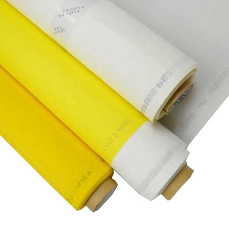 180 Mesh White High Tension Polyester Bolting Cloth Used For Electronic Printing