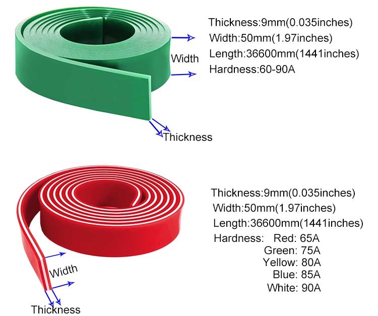 Screen Printing Squeegee blades