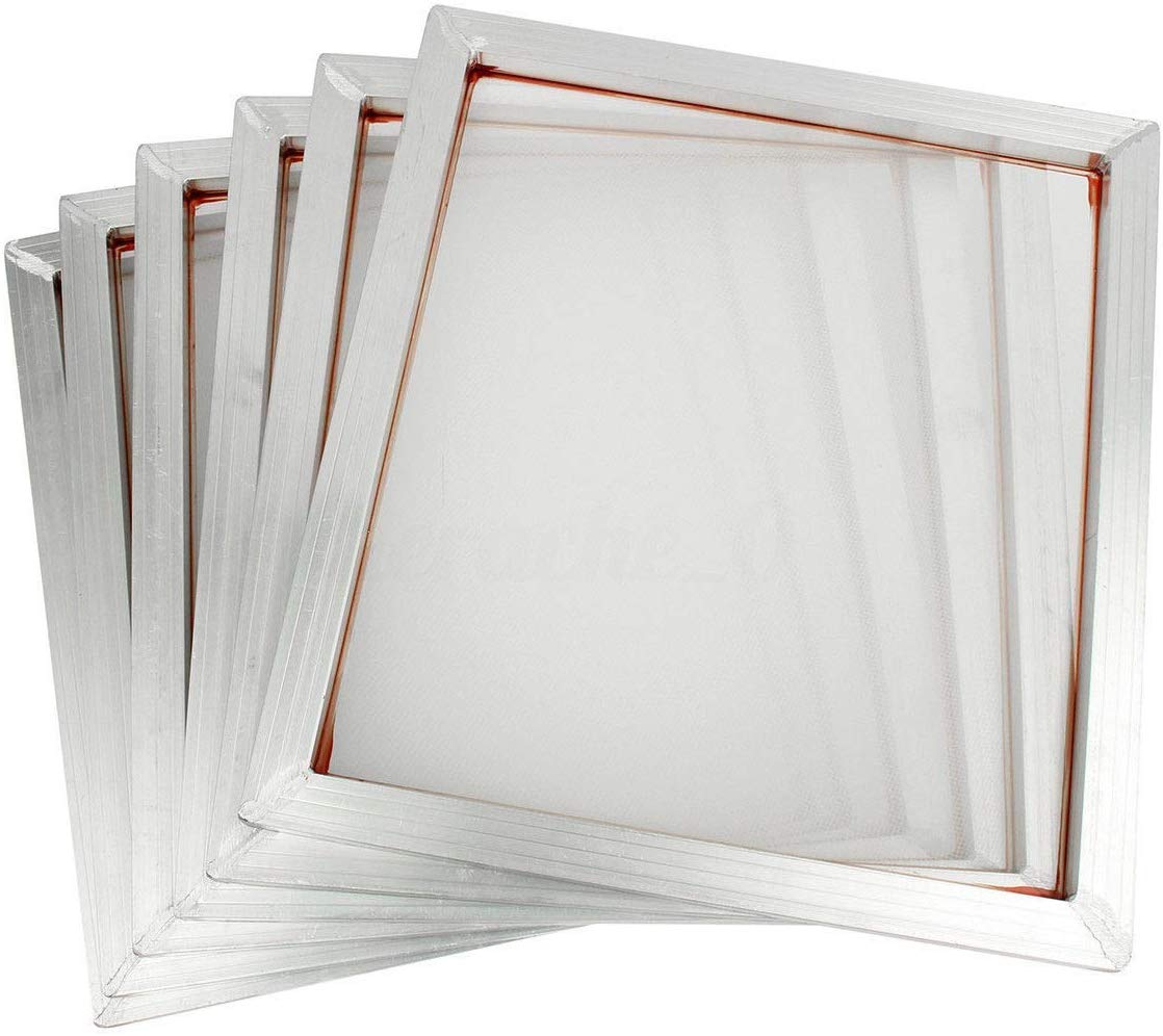 6-Pack Screen Printing Aluminum Frames - 18"x20" OD (Outer Dimension)