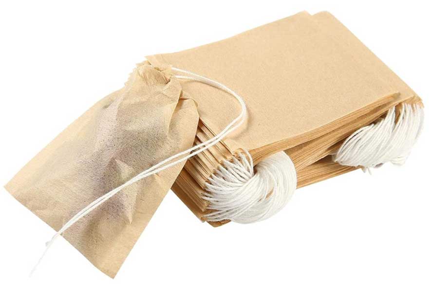 Natural Paper Drawstring Tea Bags