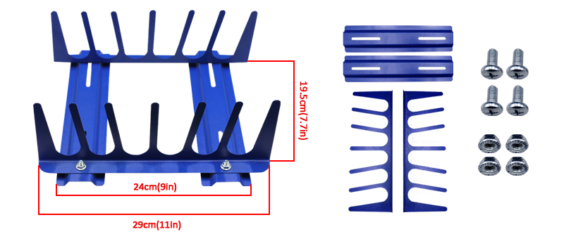 Table type 6 layers squeegee rack