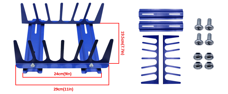 Table type 6 layers squeegee rack