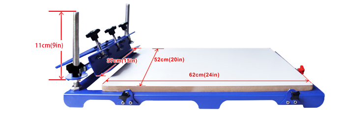 MK-T11F micro-adjust one color screen printing machine