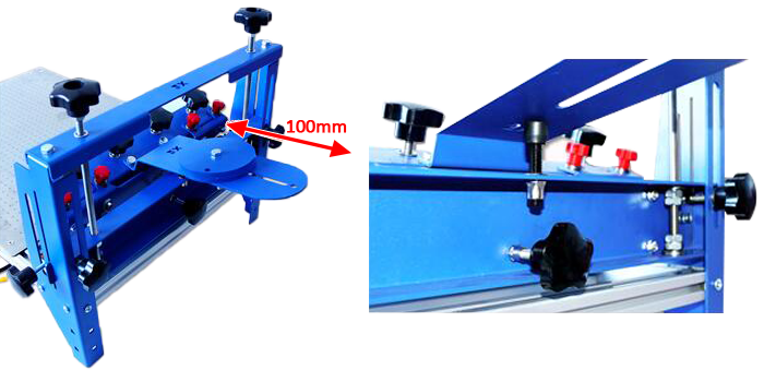 MK-S5060 three direction micro adjust vacuum screen printing machine