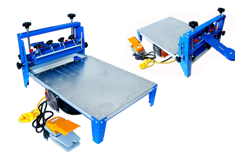 MK-S5060 three direction micro adjust vacuum screen printing machine