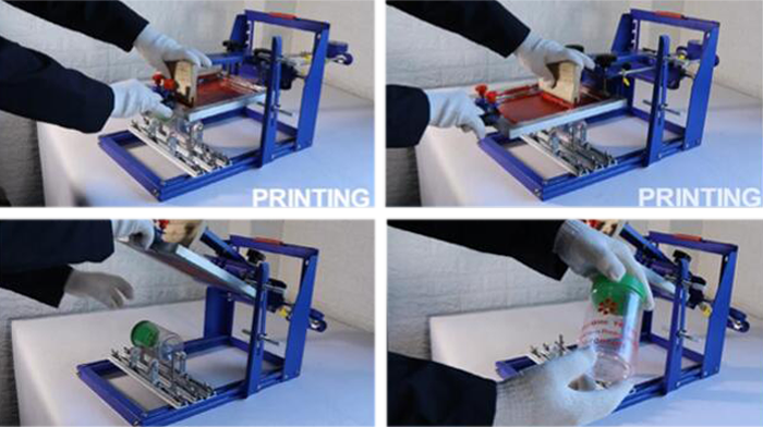 MK-QMH170 B type curved screen printing machine
