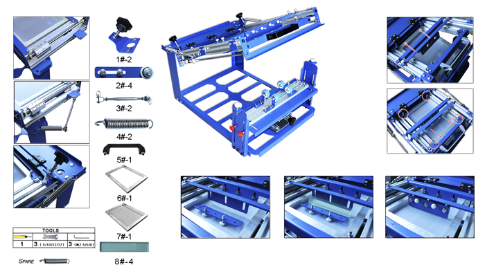 MK-QM1012 curved screen printing machine