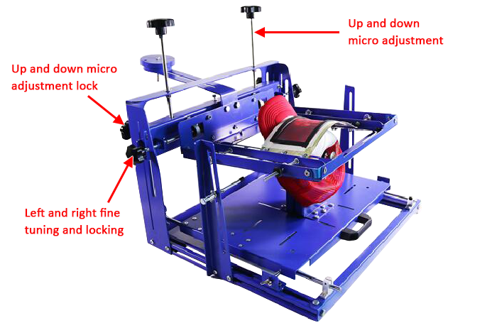 MK-BQM240 one color soft caps screen printing machine