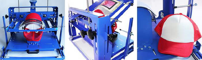 MK-BQM240 one color soft caps screen printing machine