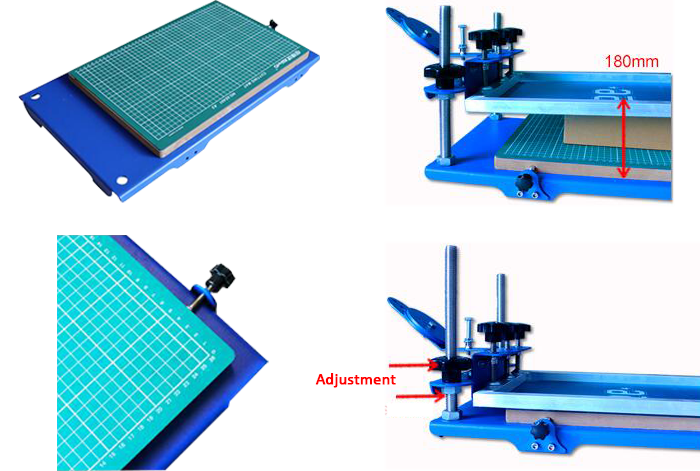 MK-E225 Desktop Three Direction Micro Adjust Screen Printer