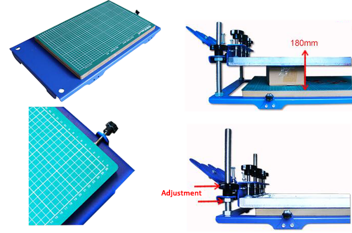 MK-E365 Desktop Three Direction Micro Adjust Screen Printer