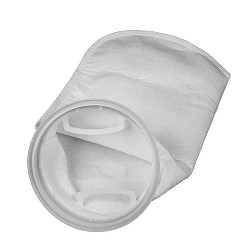 5 Micron Polyester Felt Filter Bag With Plastic Flange – Size 1