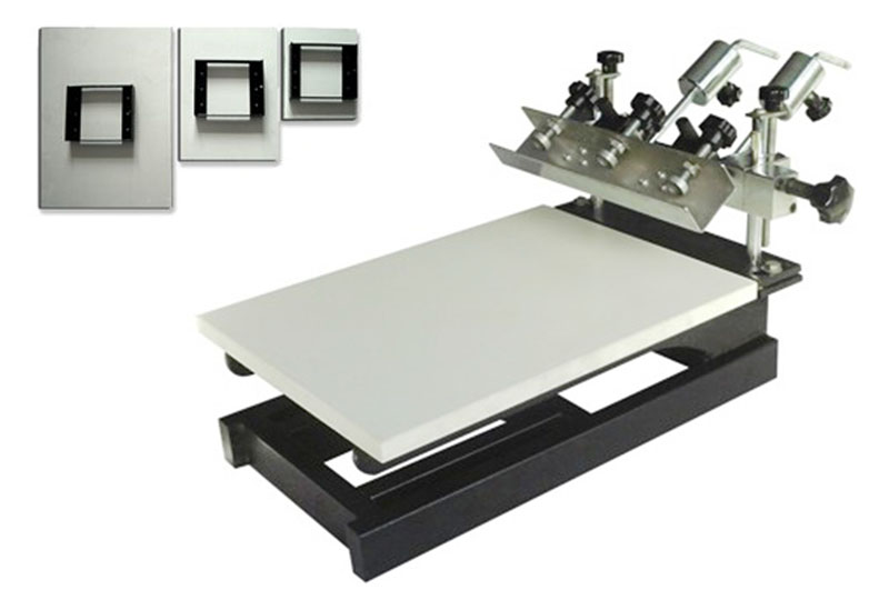 MK103 1 color 3 station micro-adjustable screen printing machine
