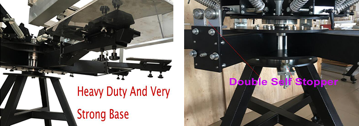 MK808-HD Heavy duty micro registration screen printer with side clamps