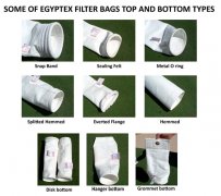 Sewn Filter Media Bags , Gas Filtration High Efficiency Filter Bags 0.2 - 10um