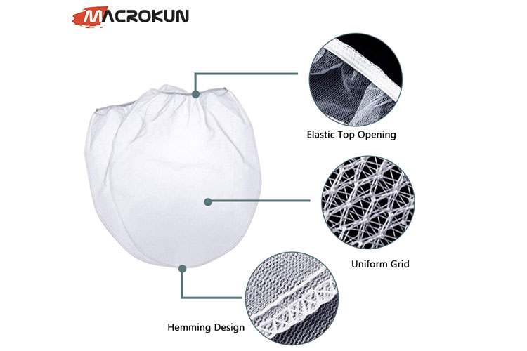 10 Pcs Reusable Paint Filter Food Strainers Auto 5 Gallon Bucket  Accessories Net for with Fine Mesh Plastic