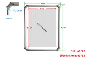 Aluminum Newman Roller Frame