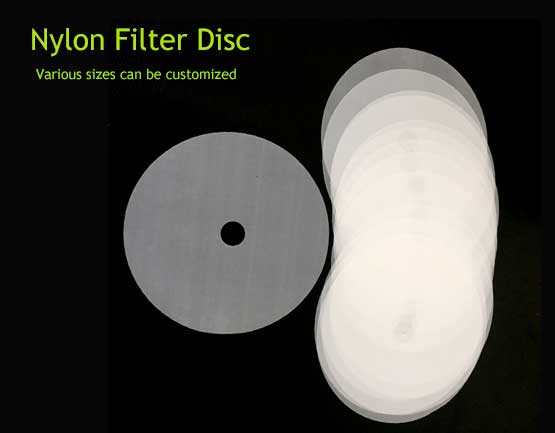 Nylon filter discs