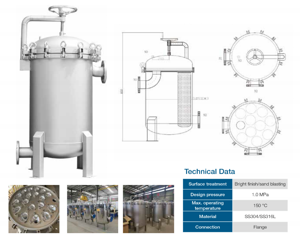 Why Choose Our Bag Filter Housing?