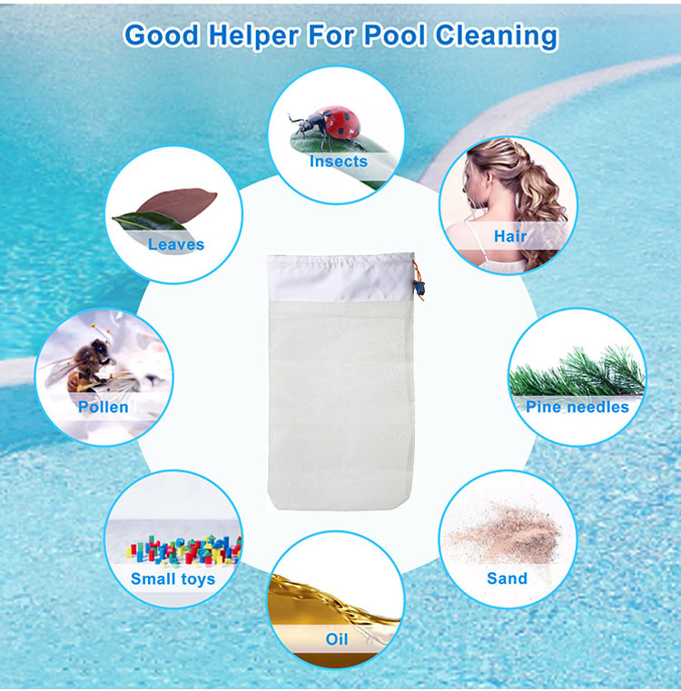 Swimming Pool Cleaner Filter Bags Application