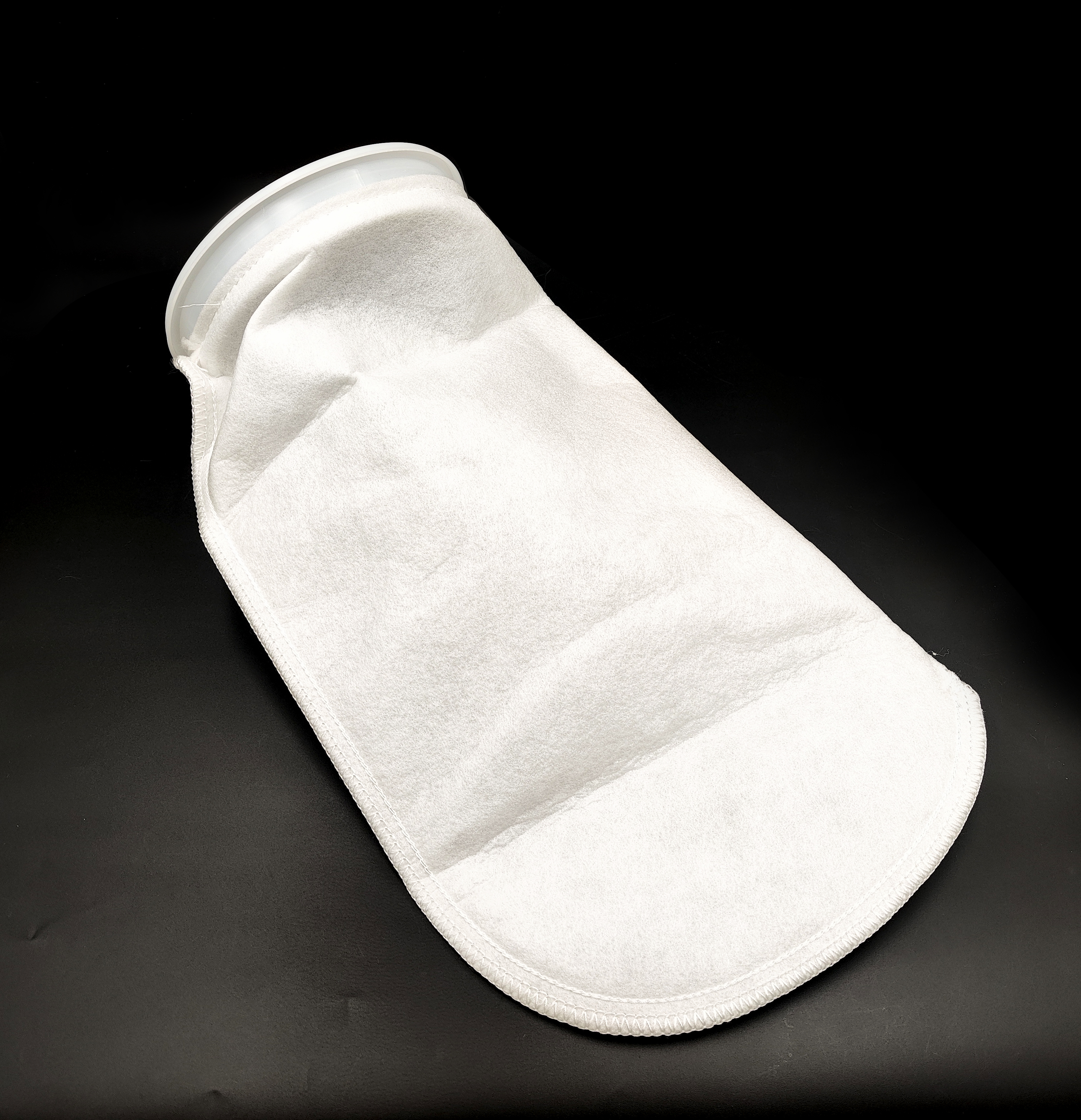 Versatile Bulk Filtration with #2 Size Filter Bag Starter Pack, High Micron, Polyester Felt, Polypropylene Ring